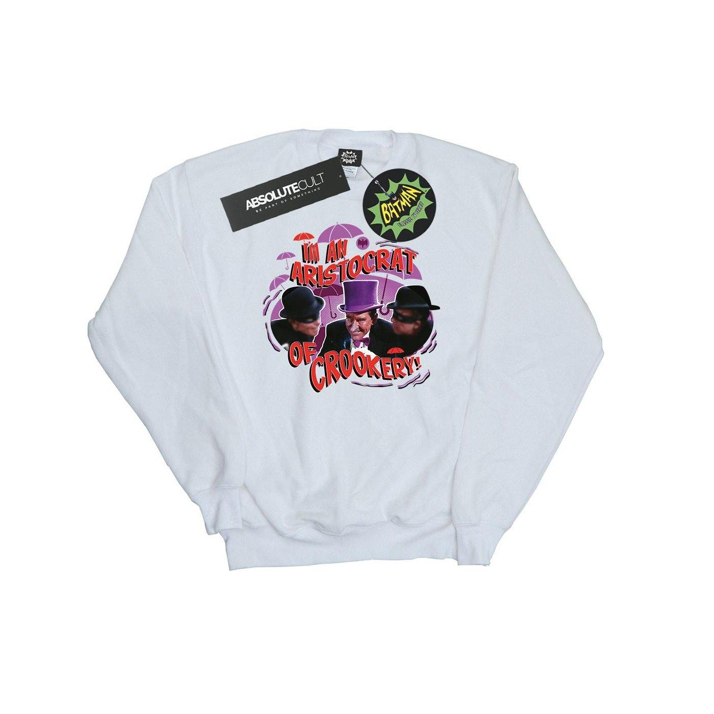Image of Batman Tv Series The Penguin Aristocrat Sweatshirt Mädchen Weiss 116