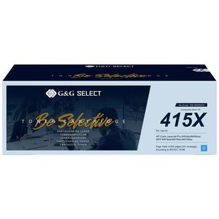 G&G  Kompatibel mit 415X W2031X (MIT CHIP und Füllstandanzeige) XL-Premium-Toner - Marke: Select 