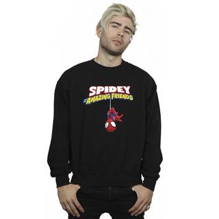 MARVEL  Hanging Upside Down Sweatshirt 