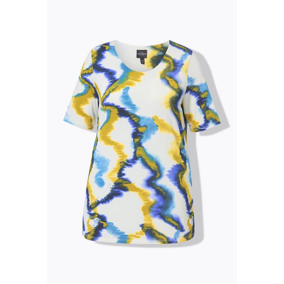 Ulla Popken Maglia Classica Girocollo Mezza Manica Slinky  