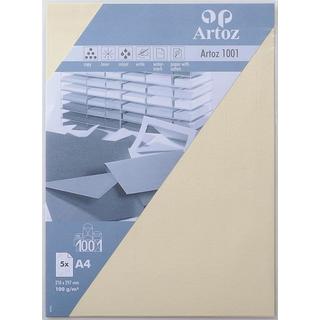 Artoz ARTOZ Papier 1001 A4 107796142 100g, chamois 5 Blatt  