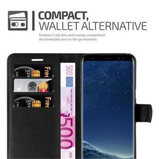 Cadorabo  Housse compatible avec Samsung Galaxy S8 - Coque de protection avec fermeture magnétique, fonction de support et compartiment pour carte 