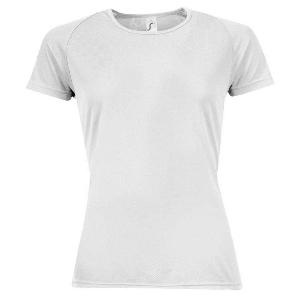 Image of Sporty Tshirt, Kurzärmlig Unisex Weiss XL