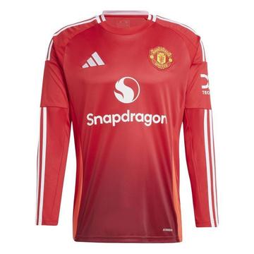 maglia home a maniche lunghe manchester united 2024/25