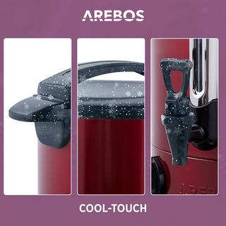 Arebos  Chaudière à vin chaud 20 L Distributeur de vin chaud en inox Thermostat 