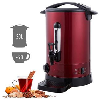 Arebos  Chaudière à vin chaud 20 L Distributeur de vin chaud en inox Thermostat 