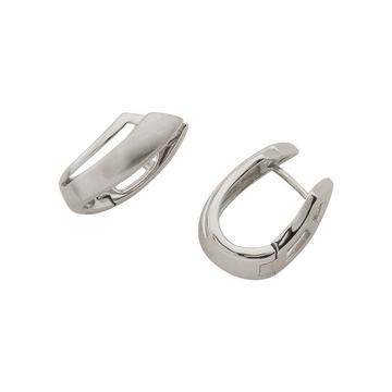 Creolen Weissgold 750, 17x5mm