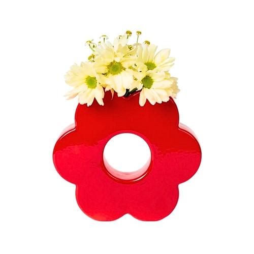 Doiy Design Vase rouge DOIY Daisy  