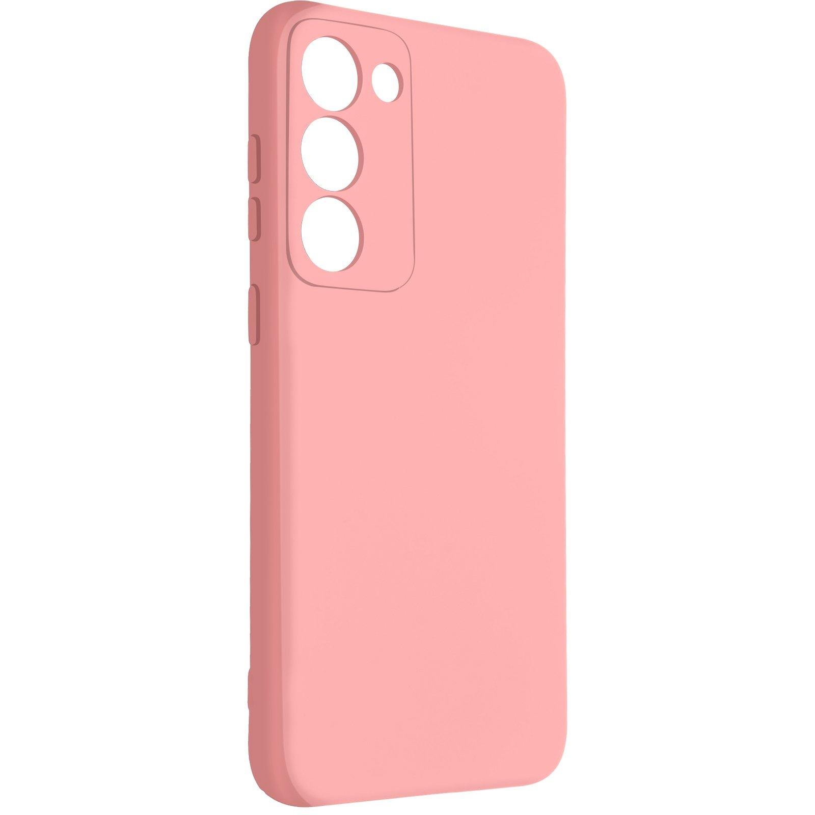 Avizar  Cover Galaxy S23 Plus semi-rigida rosa 