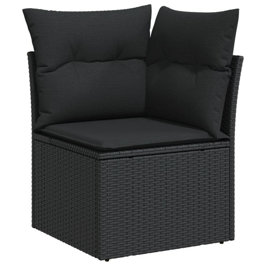 VidaXL set di divani da giardino Polirattan  