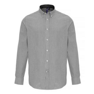 PREMIER Gestreiftes Langarm Button Down Hemd  