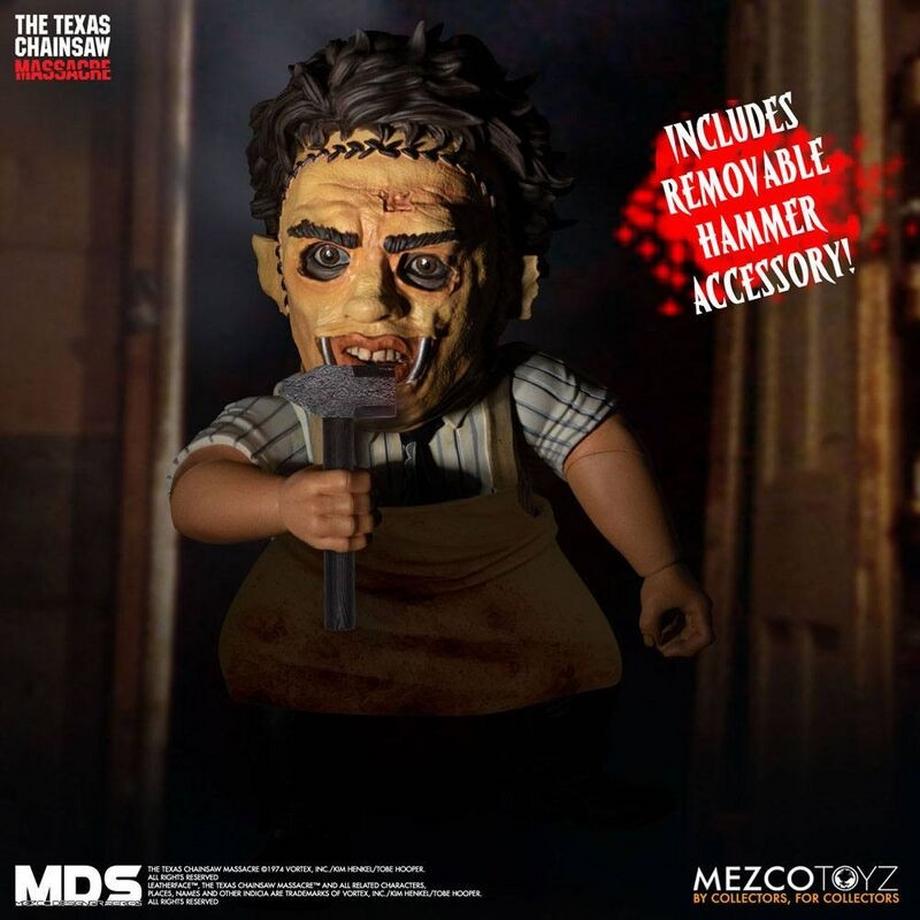 Mezco Toys  Massacre à la tronçonneuse MDS Leatherface 1974 figurine 15cm 