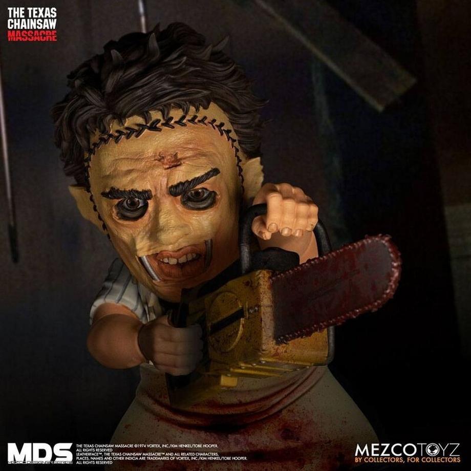 Mezco Toys  Massacre à la tronçonneuse MDS Leatherface 1974 figurine 15cm 