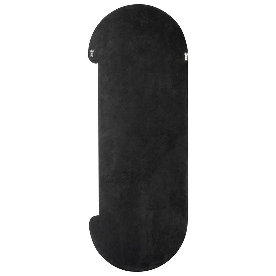 Beliani Wandspiegel aus Samtstoff Modern LOCHES  