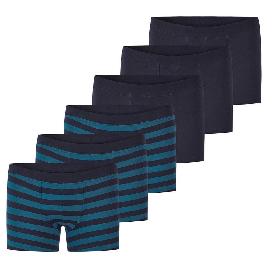 6er Pack Teens Boys 95/5 Organic Cotton - Shorts / Pants