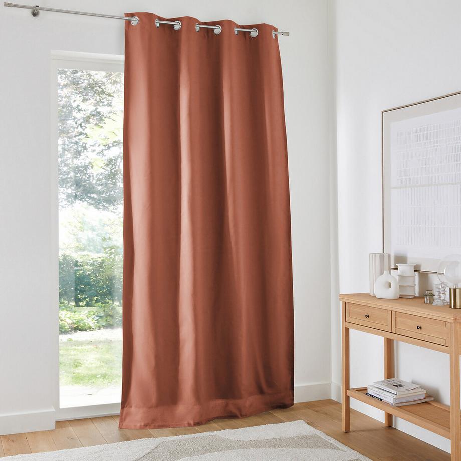 La Redoute Intérieurs  Verdunkelnder Vorhang aus Baumwolle mit Ösen 