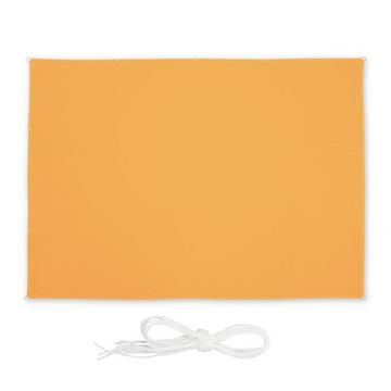 Voile d'ombrage rectangulaire jaune