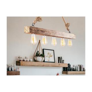 OZAIA Deckenleuchte EREBOS Holz 100 Naturfarben  