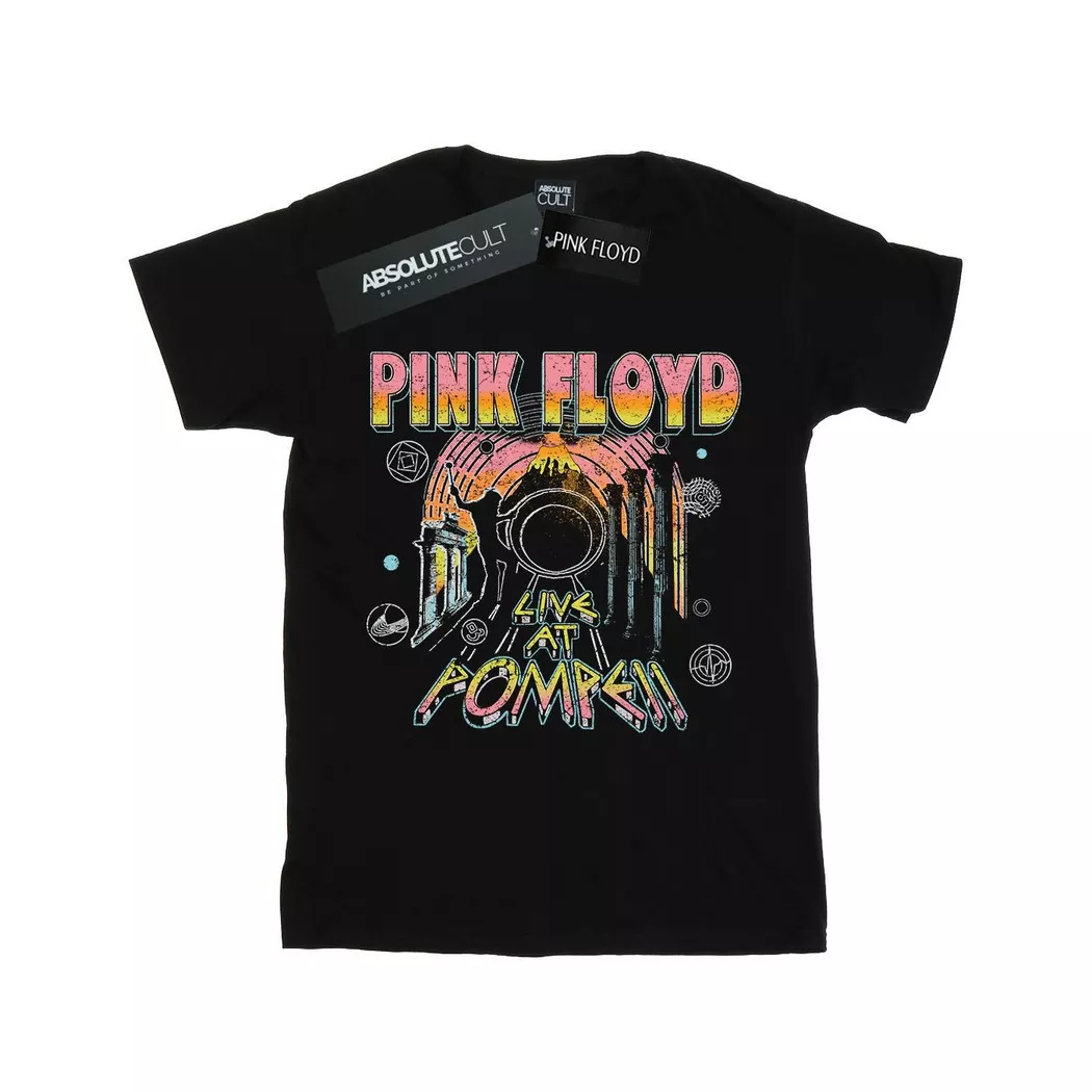 Pink Floyd - Live At Pompeii TShirt, für Damen, Schwarz, Größe S