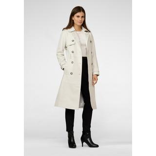 RICANO  Cappotto in pelle per donna Gloria, trench avec col revers 