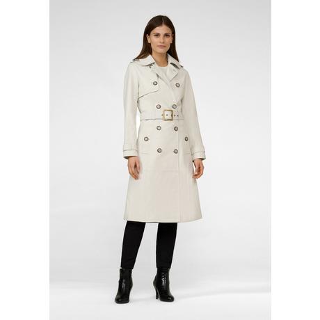 RICANO  Manteau en cuir  Gloria, trench avec col à revers 