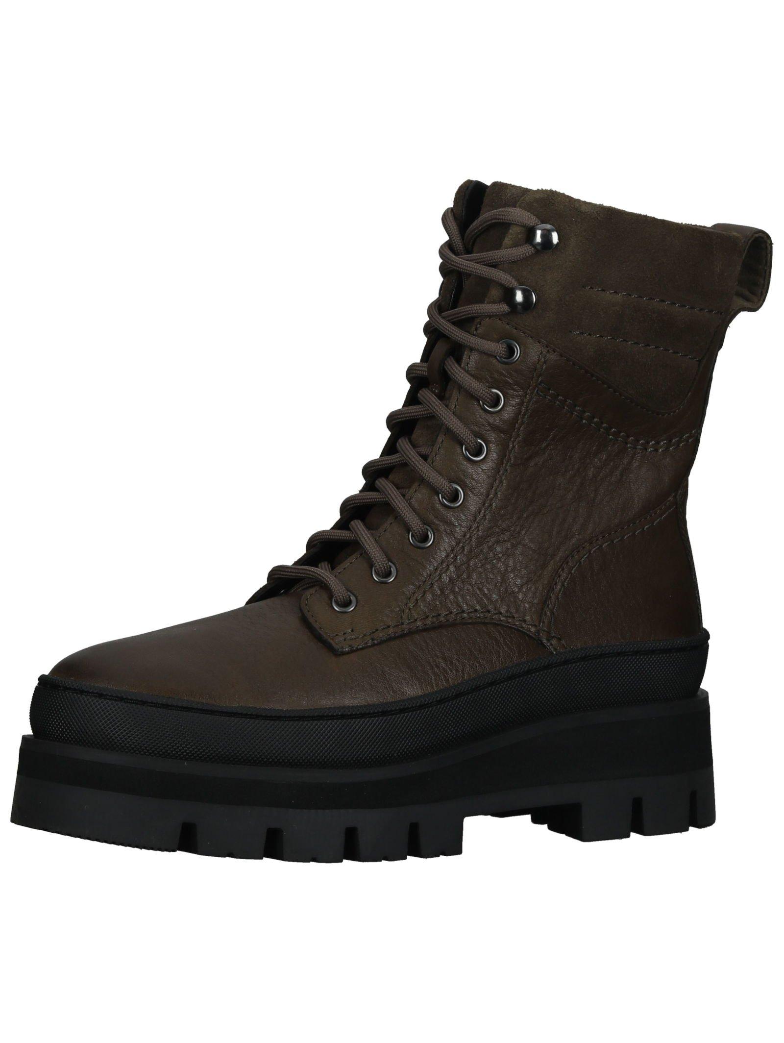 Image of Stiefelette Damen Dunkelgrün 37.5