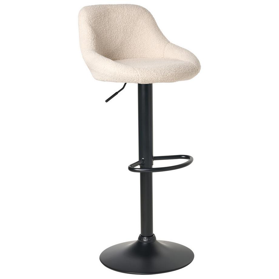 Beliani Lot de 2 tabourets de bar en Bouclé  MEDULIN  