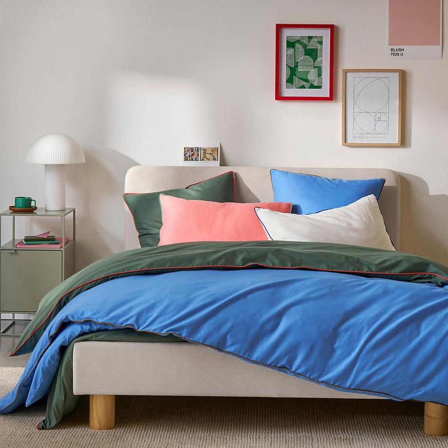 La Redoute Intérieurs Housse de couette unie en coton  