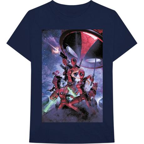 Deadpool Family Grafikdruck T-Shirt  