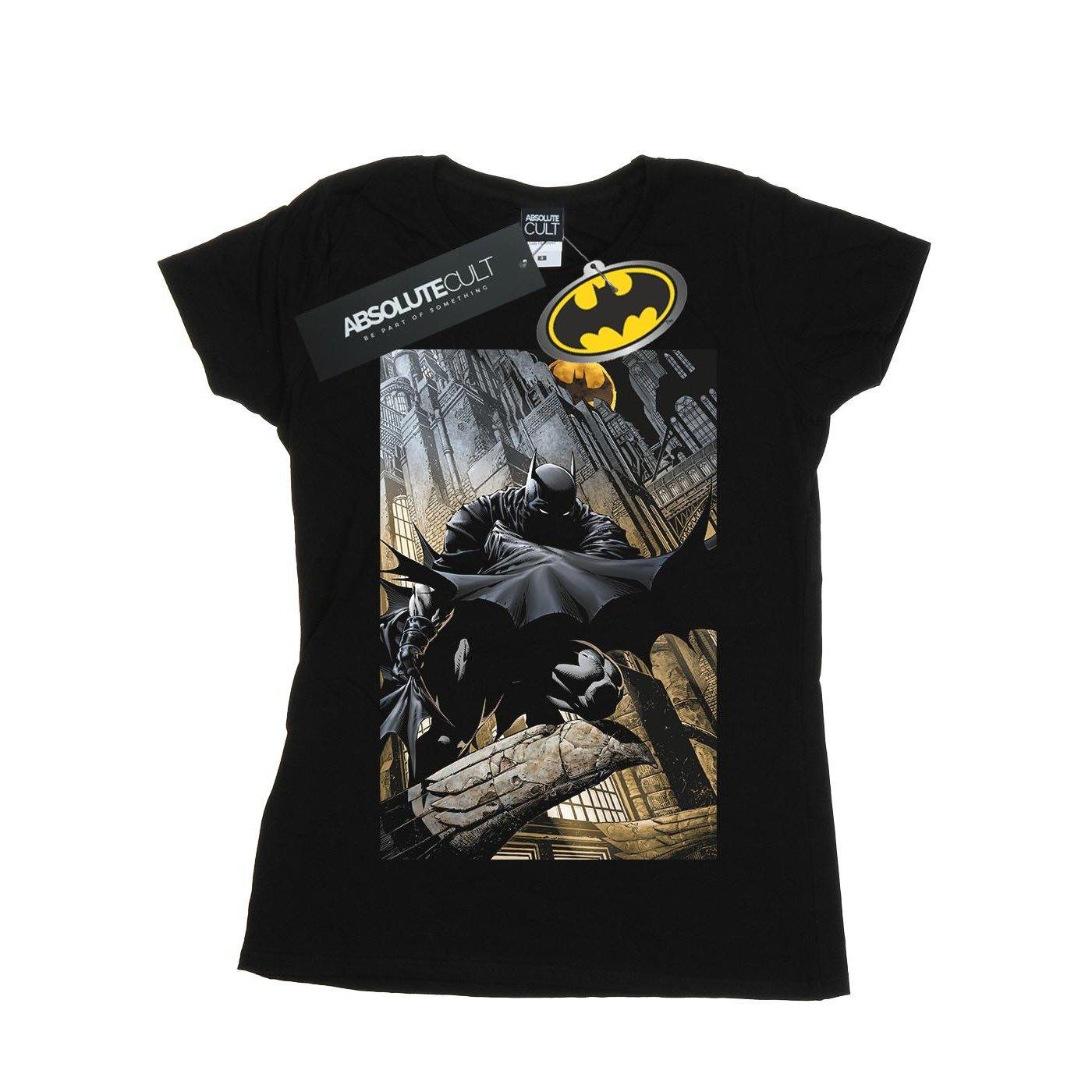 Image of Batman Night Gotham City Tshirt Damen Schwarz S