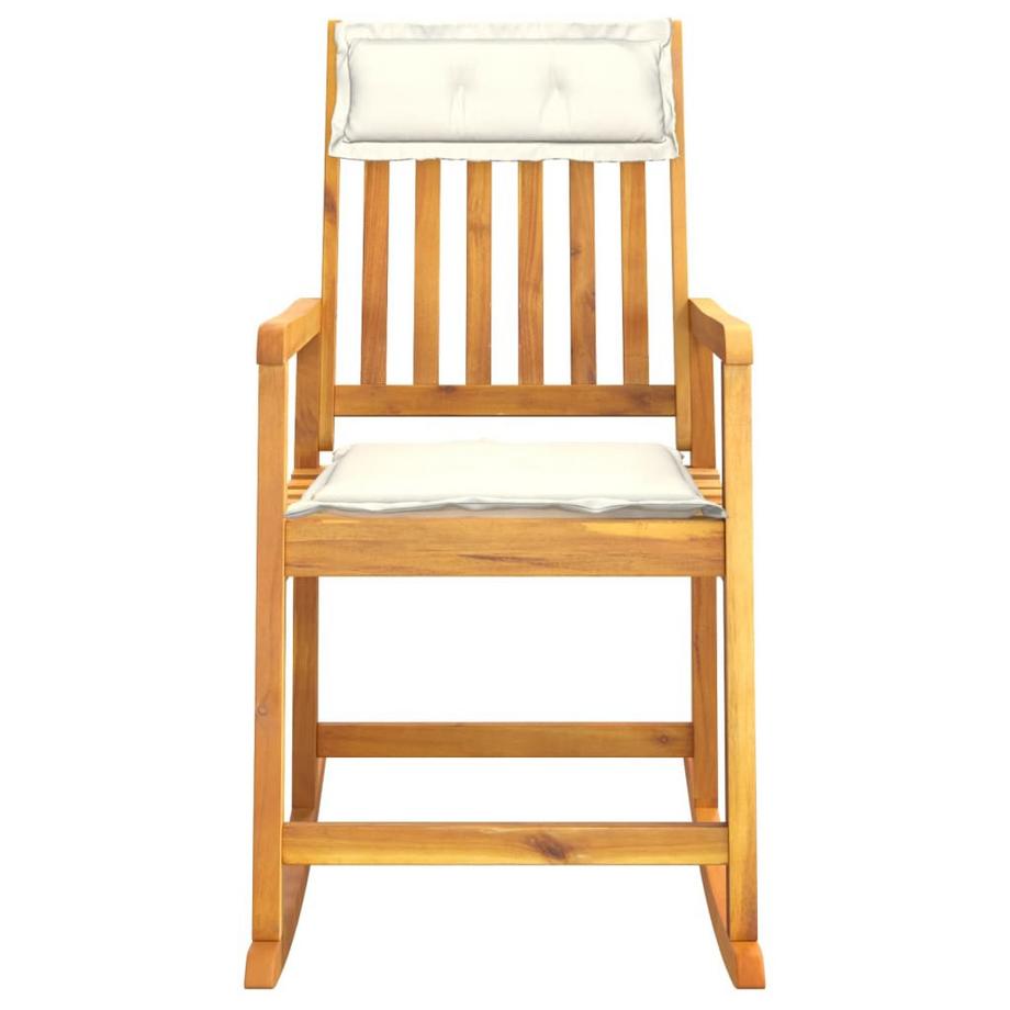 VidaXL Schaukelstuhl akazienholz  