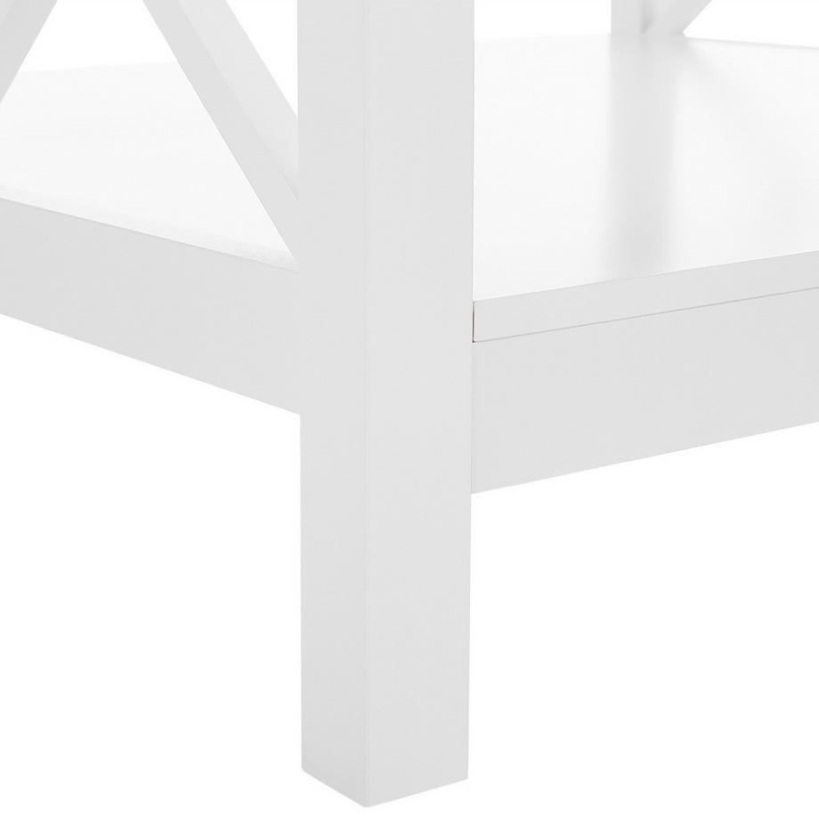 Beliani Couchtisch aus MDF-Platte Landhausstil LOTTA  