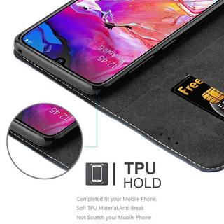 Cadorabo  Housse compatible avec Samsung Galaxy A70 / A70s - Coque de protection avec fermeture magnétique, fonction de support et compartiment pour carte 