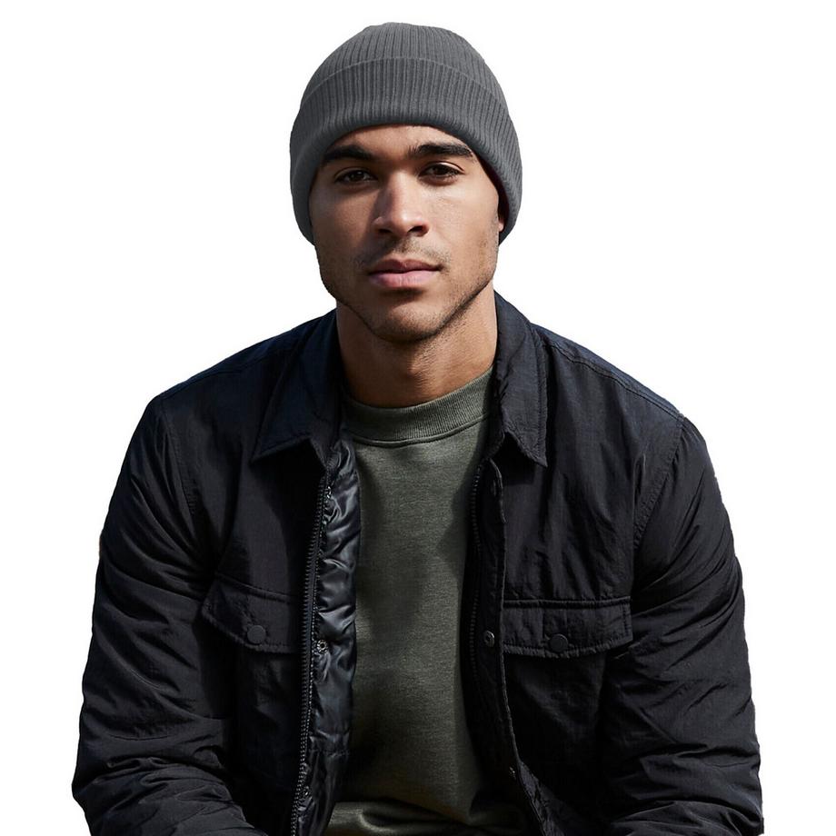 Beechfield Bonnet en Maille Côtelée  