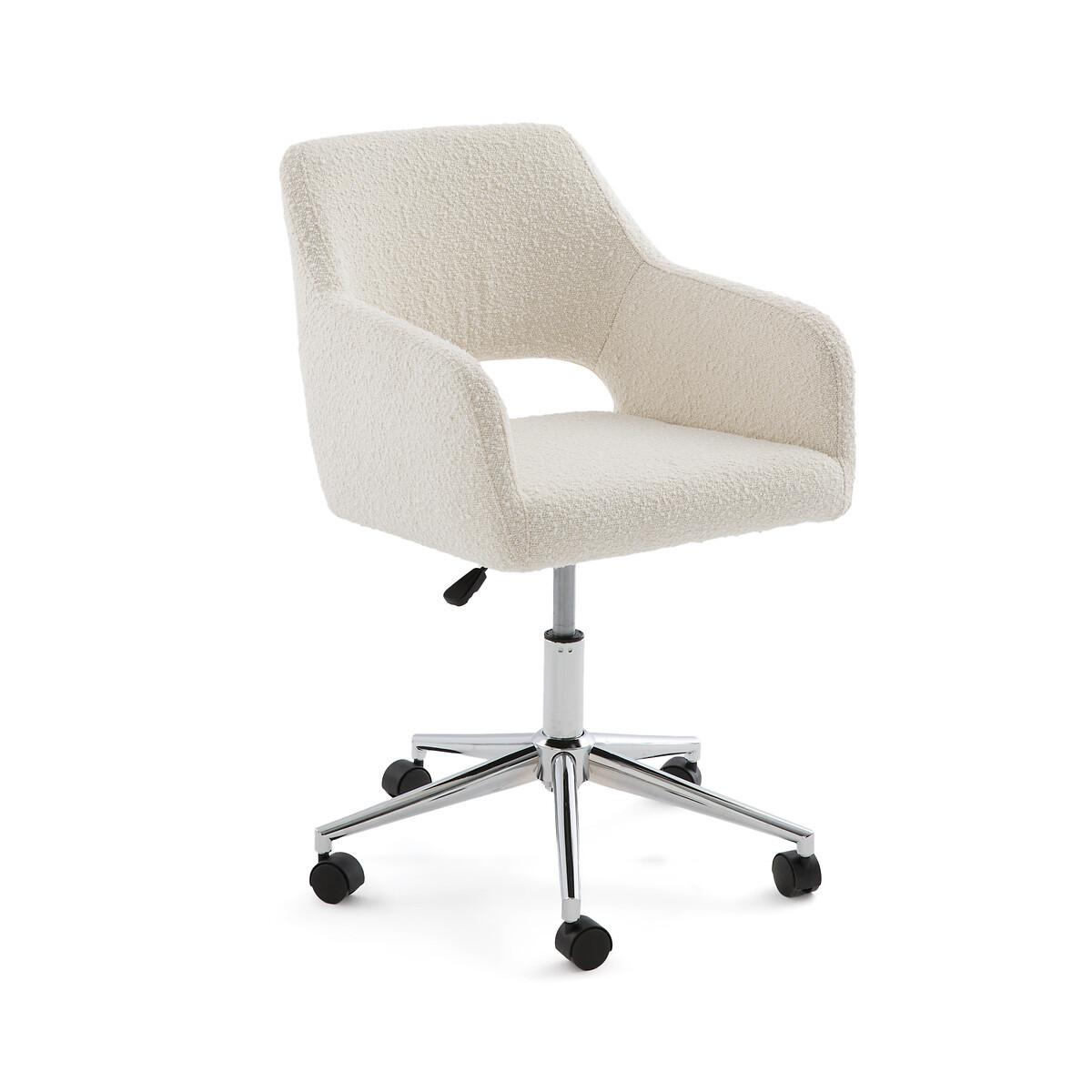 La Redoute Intérieurs Fauteuil de bureau tissu bouclette  