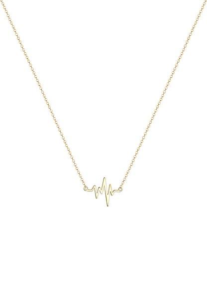 Elli  Halskette Herzschlag Anhänger 