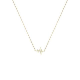 Elli  Halskette Herzschlag Anhänger 