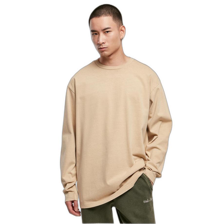 URBAN CLASSICS Maglietta Oversize Maniche Lunghe Heavy Garment Dye  