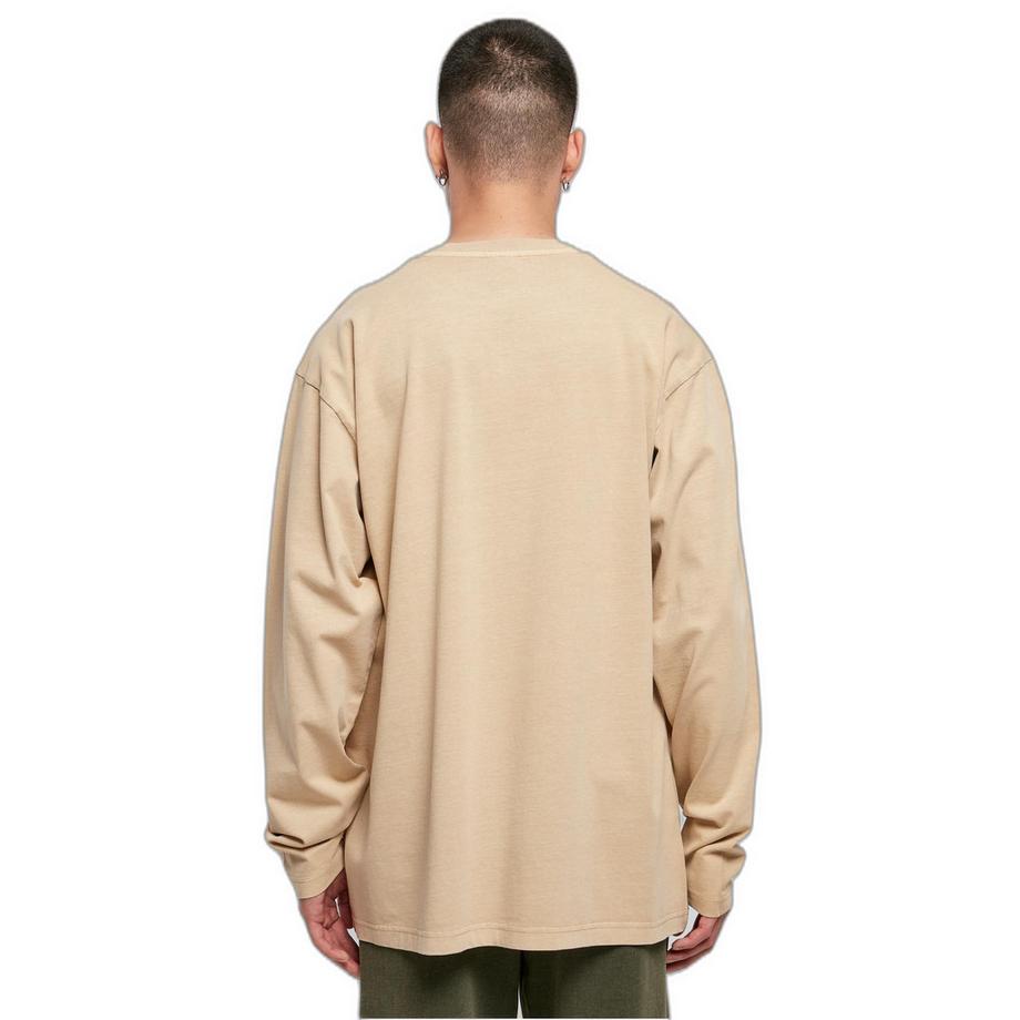 URBAN CLASSICS Maglietta Oversize Maniche Lunghe Heavy Garment Dye  
