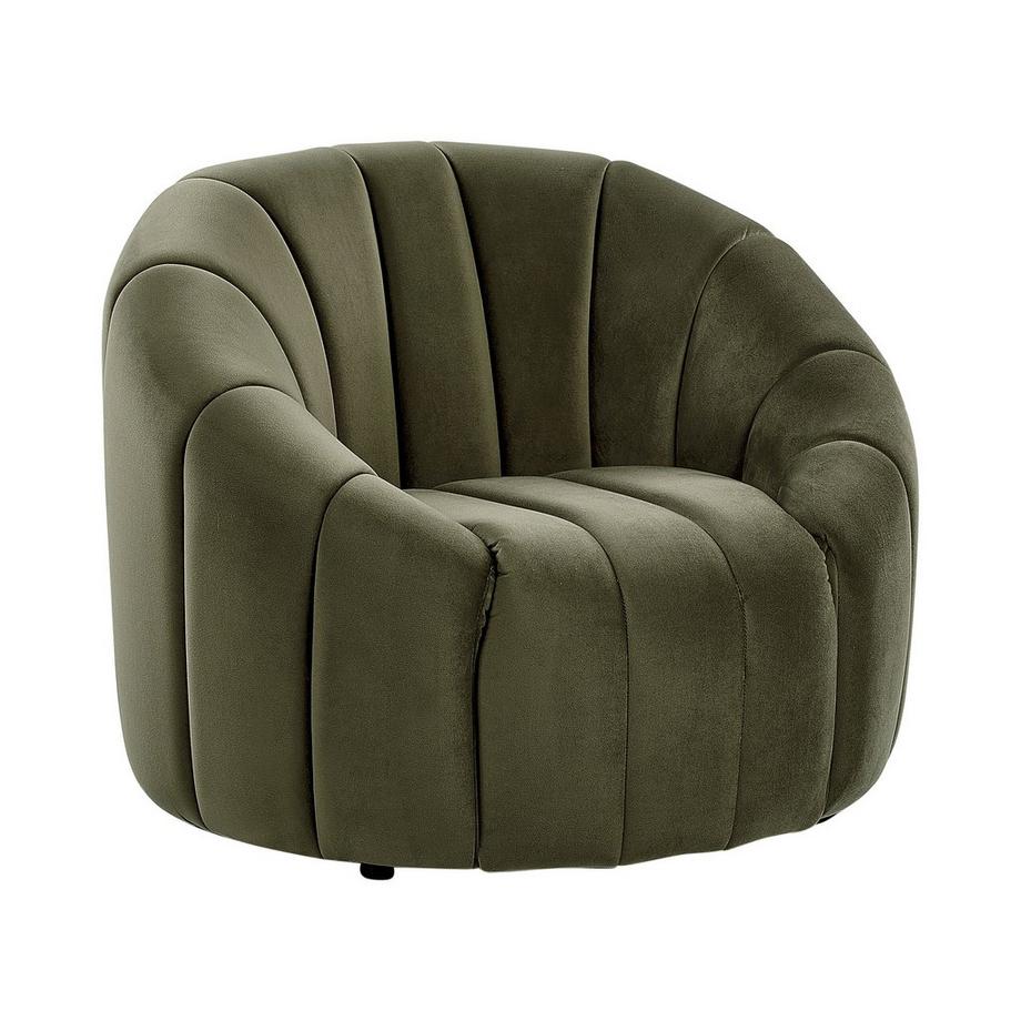 Beliani Sessel aus Samtstoff Retro MALUNG  