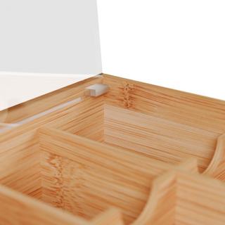 Northix Teebox mit 6 Fächern  