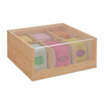 Teebox mit 6 Fächern