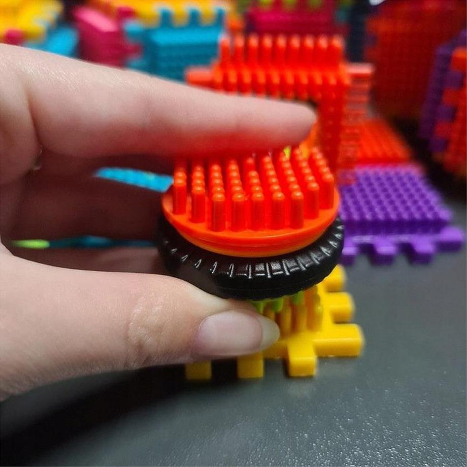 Kruzzel  Blocchi da costruzione riccio - 192 pz 