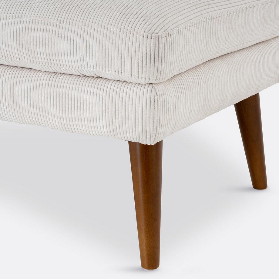 La Redoute Intérieurs Pouf velours côtelé  