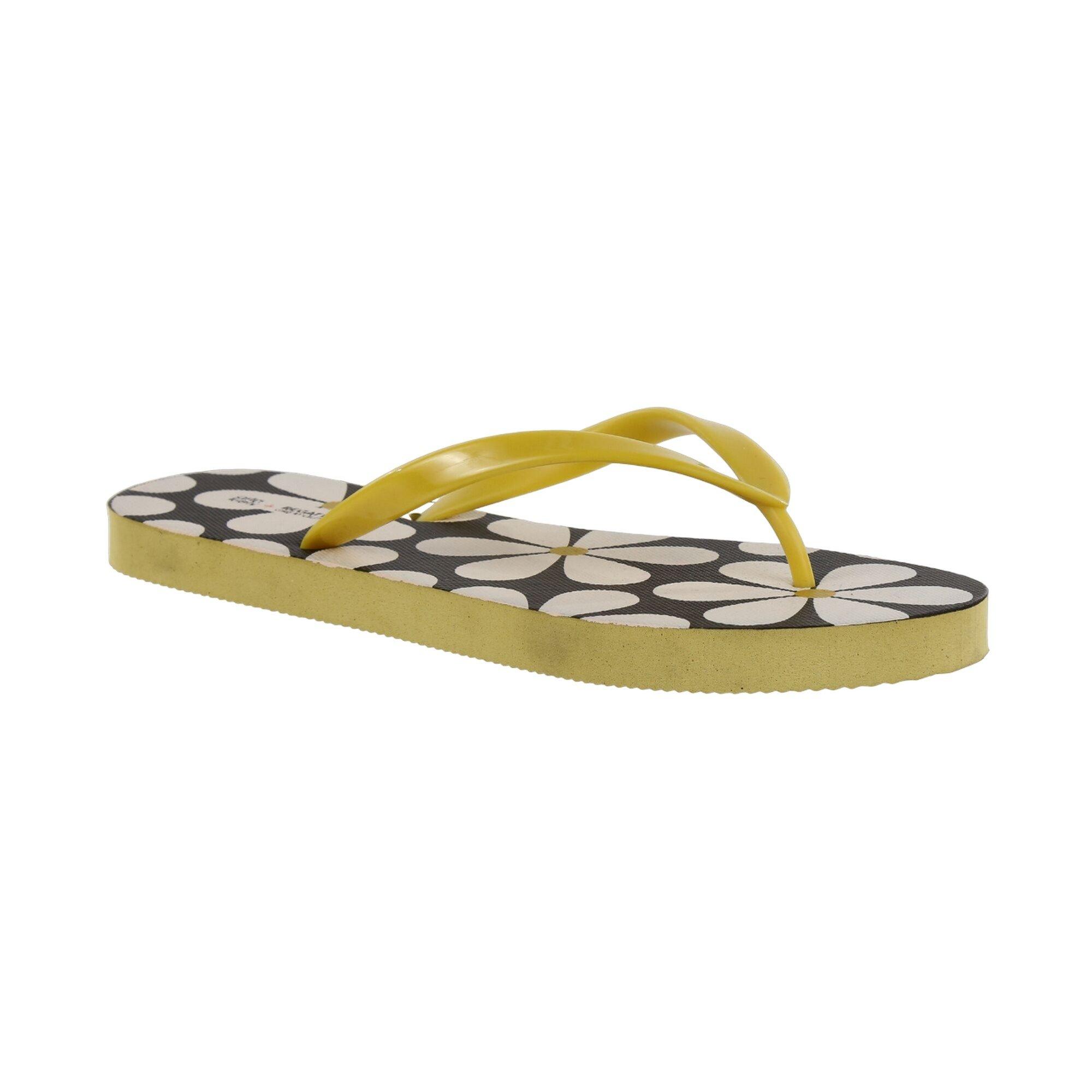 Image of Flipflops, Gänseblümchen Damen Schwarz 39