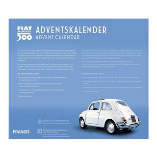 FRANZIS Modellfahrzeug Adventskalender Fiat 500  