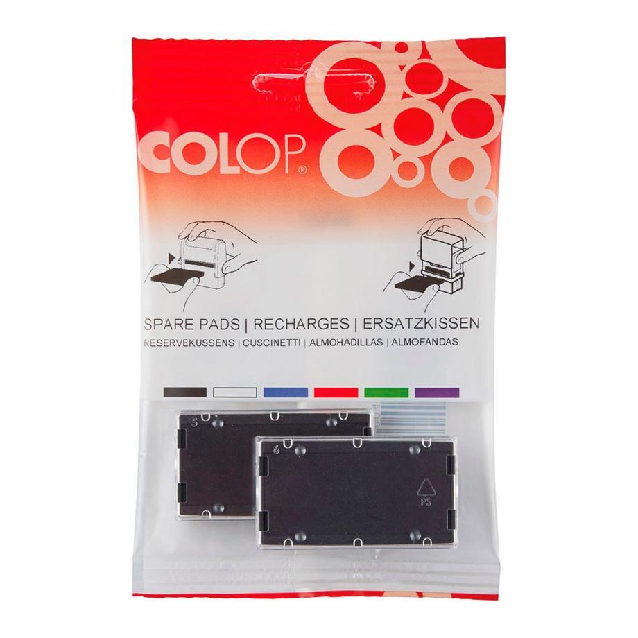 Colop COLOP Stempelkissen E/30 schwarz 2 Stück  
