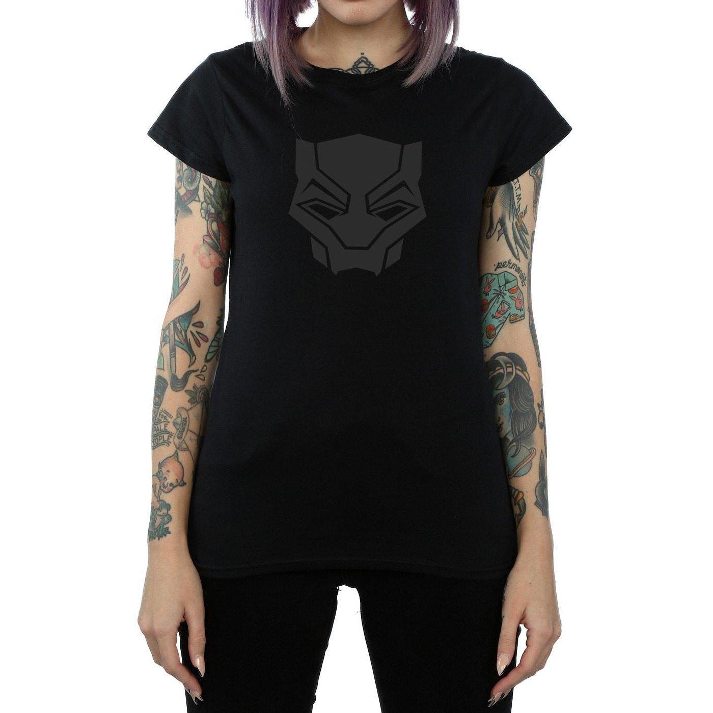 MARVEL  Black On Black TShirt 