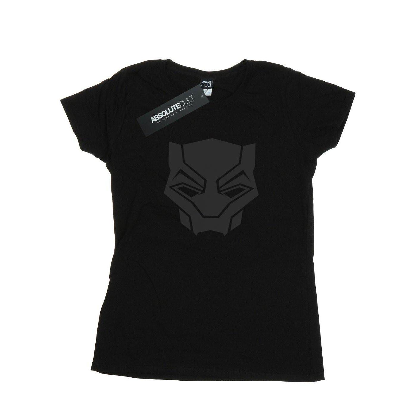 Image of Black Panther Black On Black Tshirt Damen Schwarz S