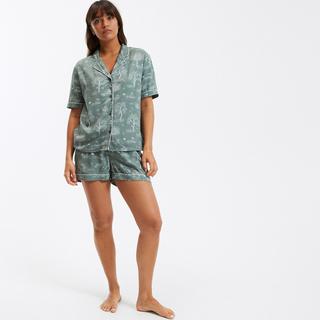 La Redoute Collections  Kurzpyjama mit Naturprint 